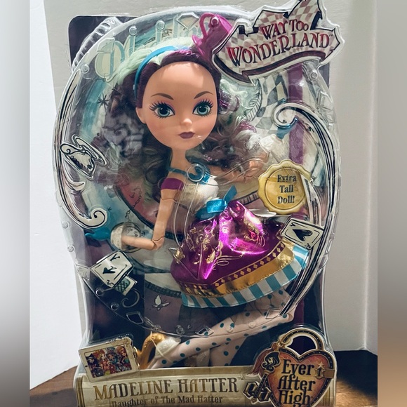 Ever After High Other - Mattel Discontinued Ever After High Doll Madeline by Madeline Hatter 17 in High